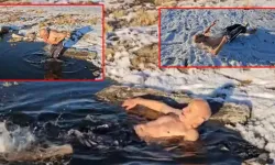 Türkiye’nin En Soğuk Yerlerinden Göle’nin Buz Adamı