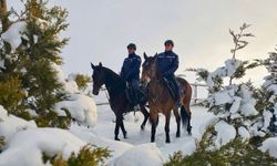 Atlı Jandarma Birlikleri Kaçak Avcılara Karşı Devriye Yaptı