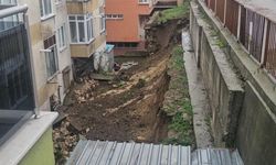 Edirne’de Sağanak Nedeniyle  İstinat Duvarı Çöktü