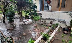 Foça’da Fırtına ile Sağanak Yağış Etkisini Gösterdi