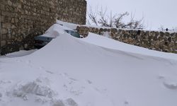 Batman Gercüş Beyaza Büründü, Araçlar Görünmez Oldu