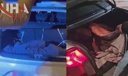 Otomobillerin Bagajında 2 Kaçak Göçmen Yakalandı