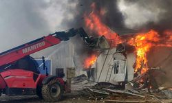Hatay’da İşçi Konteynerinde Yangın Çıktı