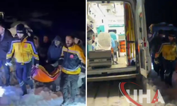 Şırnak’ta Yolu Kardan Kapanan Köydeki Hastayı Ekipler Hastaneye Ulaştırdı
