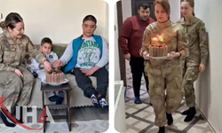Jandarma Ekiplerinden Doğanay’a Anlamlı Doğum Günü