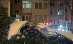 Beylikdüzü’nde Binanın Dış Cephesi Uçtu, Ataşehir’de Ağaç Devrildi