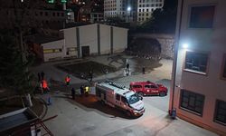 Lise bahçesine çöken duvarın görüntüleri ortaya çıktı