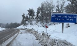Karabük’ün Yüksek Kesimlerinde Kar Yağışı Etkili Oldu