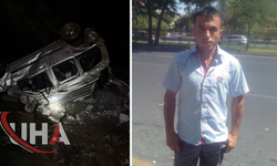 Buzlu Yolda Kayan Araç Uçurumdan Yuvarlandı: 1 Kişi Hayatını Kaybetti, 2 Kişi Yaralandı