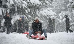 Manisa Demirci Yükseklerinde Kar Keyfi