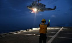 TCG Yıldırım Fırkateyninden Libya Açıklarında Eğitim Faaliyeti