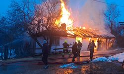 Tek Katlı Ev Yangında Küle Döndü