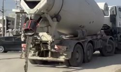 Mikser Şoförüne Yola Beton Dökmesi Nedeniyle Para Cezası Kesildi