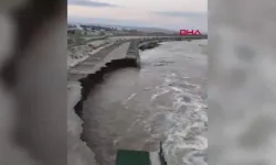 Batman’da Artan Su Debisi Taşkın Koruma Duvarını Zorladı