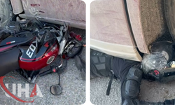 Motosikletli Kurye Ölümden Döndü