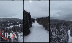 Uludağ Milli Parkı Beyaza Büründü