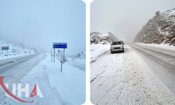 Antalya-Konya Yolunda Kar Uyarısı