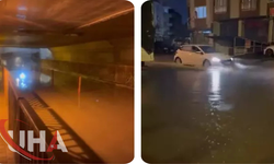 Bursa'da Etkili Sağanak Sonrası Bazı Alt Geçitler Suyla Doldu