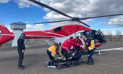 Bingöl’de Ambulans Helikopter Diyaliz Hastasına Ulaştı