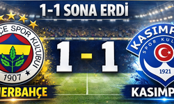 Fenerbahçe ile Kasımpaşa 1-1 Berabere Kaldı