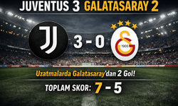 Juventus ile Galatasaray Maçı 3-2 Sona Erdi