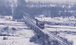 Doğu Ekspresi Kar Manzarasıyla Büyüledi