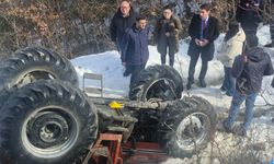Kırsalda traktör kazası: Sürücü yaşamını kaybetti