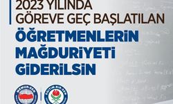 Göreve Geç Başlayan Öğretmenler İçin Düzenleme Talebi