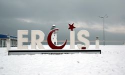 Erciş’te Kar Yağışı Sonrası Kartpostallık Görüntüler