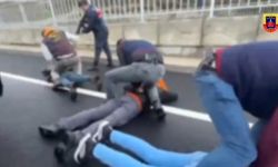 Gasp şüphelilerine karşı yürütülen jandarma operasyonu kaydedildi