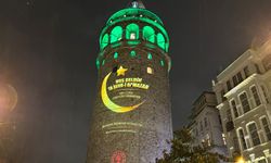 Ramazan Ayına Özel Görseller Galata Kulesi’nde Yansıtıldı