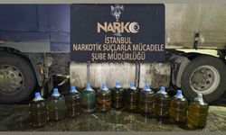 TIR’ın Özel Bölmesinde 183 Litre Yasaklı Madde