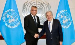 KKTC Cumhurbaşkanı Erhürman, Guterres ile Görüştü