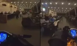 Kocaeli’de Kafede Motosiklet Kullanan Sürücüye Ceza