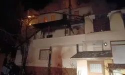 Karabük’te Köy Muhtarının Evi Yandı