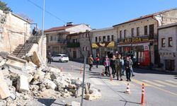 Nevşehir’de Caminin İstinat Duvarı Çöktü