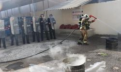 Cezaevinde yangın tatbikatı gerçekleştirildi