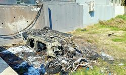 Takla Atan ve Alev Alan Otomobilin Sürücüsü Yaralandı