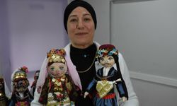 Yöresel Kıyafetler Bez Bebeklerde Yaşatılıyor