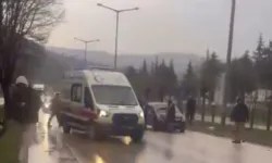 Yaya Geçidinde Otomobil Elektrikli Bisiklete Çarptı: 1 Yaralı