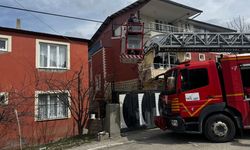 Çatıda Kalan Kedinin İmdadına İtfaiye Yetişti