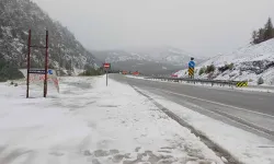 Konya Alacabel Mevkisine Kar Yağdı