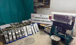 Keçiören'de Sahte Plaka Atölyesine Baskın