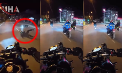 Tek Teker Üzerinde Giden 2 Motosiklet Kaza Yaptı: 2 Yaralı