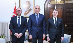 Bakan Ersoy, Kuzey Makedonyalı Mevkidaşı Ljutkov'u Ağırladı