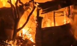 Alevlere Teslim Olan Baraka Kül Oldu