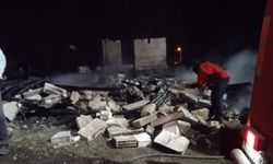 Bolu'da Tek Katlı Ev Alevlere Teslim Oldu