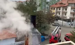 Burdur'da Çıkan Baca Yangını Mahallede Korku Dolu Anlar Yaşattı