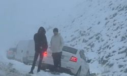 Diyarbakır’da Kar Yağışıyla Birlikte Kazalar Meydana Geldi