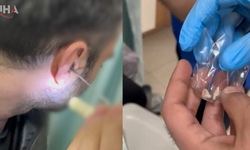 Kulağına Gizlediği Yasaklı Maddeyle Yakalandı
